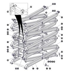 Scissors for Skyjack SJ4732 DC Scissor Lift