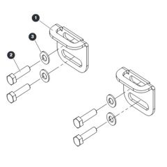 Tray Locking Plates for Skyjack SJ4732 DC Scissor Lift