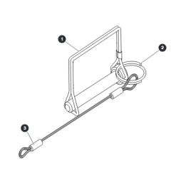 Wire Locking Pin for Skyjack SJ4732 DC Scissor Lift