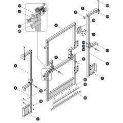 Full Gate for Skyjack SJ4740 DC Scissor Lift