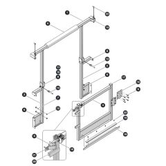 Half Gate for Skyjack SJ4740 DC Scissor Lift