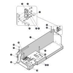 Hydraulic Tray and Counterweight for Skyjack SJ4740 DC Scissor Lift