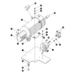 Motor Pump and Contactor for Skyjack SJ4740 DC Scissor Lift