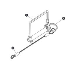 Wire Locking Pin for Skyjack SJ4740 DC Scissor Lift