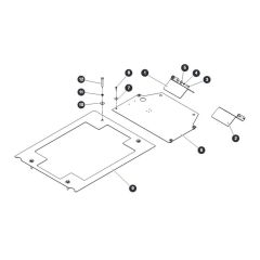 Base Covers for Skyjack SJ4740 E C103007000 - C103999999 DC Scissor Lift