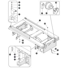 Base for Skyjack SJ4740 E C103007000 - C103999999 DC Scissor Lift