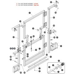 Full Gate for Skyjack SJ4740 E C103007000 - C103999999 DC Scissor Lift