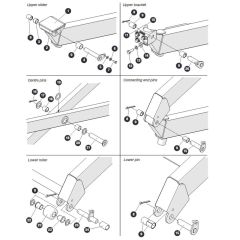 Scissor Hardware for Skyjack SJ4740 E C103007000 - C103999999 DC Scissor Lift
