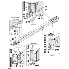 Boom Sections for Skyjack SJ66 Tplus Telescopic Boom