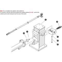 Extension Cylinder for Skyjack SJ66 Tplus Telescopic Boom