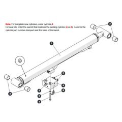 Jib Cylinder for Skyjack SJ66 Tplus Telescopic Boom