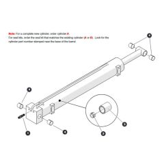 Lift Cylinder for Skyjack SJ66 Tplus Telescopic Boom