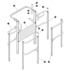 Railings for Skyjack SJ66 Tplus Telescopic Boom