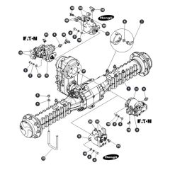 Rear Axle for Skyjack SJ66 Tplus Telescopic Boom