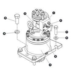 Swing Drive for Skyjack SJ66 Tplus Telescopic Boom