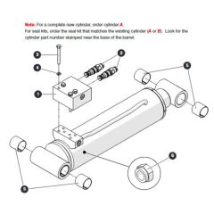 Tilt Cylinder for Skyjack SJ66 Tplus Telescopic Boom