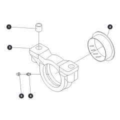 Trunnion - Front Axle for Skyjack SJ66 Tplus Telescopic Boom