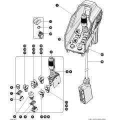 Control Box Cover for Skyjack SJ6826 (B200000001 - B200999999) RT Scissor Lift