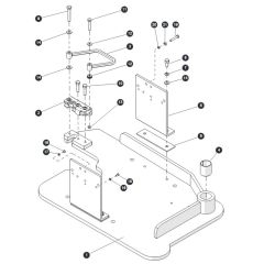 Engine Tray for Skyjack SJ6826 (B200000001 - B200999999) RT Scissor Lift