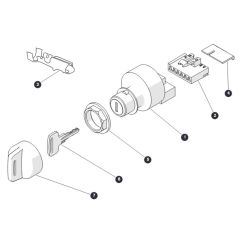 Key Switch for Skyjack SJ6826 (B200000001 - B200999999) RT Scissor Lift