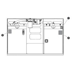 Labels - Hydraulic and Fuel Tank for Skyjack SJ6826 (B200000001 - B200999999) RT Scissor Lift