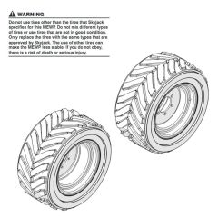 Tyre for Skyjack SJ6826 (B200000001 - B200999999) RT Scissor Lift