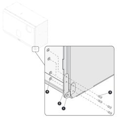 Cabinet Lock - CE for Skyjack SJ6832 (B200000001 - B200999999) RT Scissor Lift