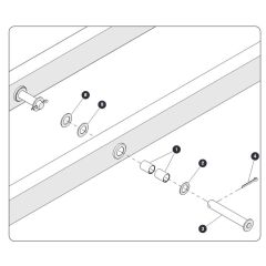 Centre Pin for Skyjack SJ6832 (B200000001 - B200999999) RT Scissor Lift