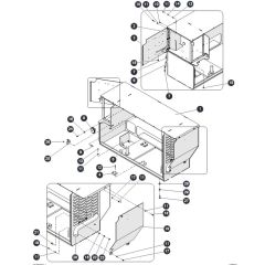 Engine Cabinet for Skyjack SJ6832 (B200000001 - B200999999) RT Scissor Lift