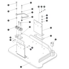 Engine Tray for Skyjack SJ6832 (B200000001 - B200999999) RT Scissor Lift