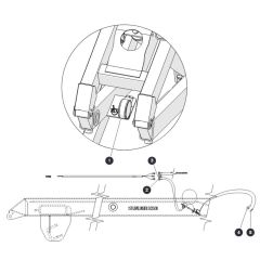 Flashing Light for Skyjack SJ6832 (B200000001 - B200999999) RT Scissor Lift