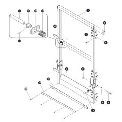 Full Gate for Skyjack SJ6832 (B200000001 - B200999999) RT Scissor Lift
