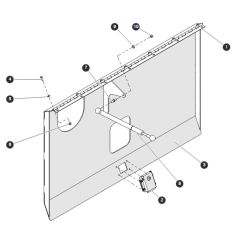 Hydraulic Cabinet Door for Skyjack SJ6832 (B200000001 - B200999999) RT Scissor Lift