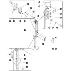 Outrigger for Skyjack SJ6832 (B200000001 - B200999999) RT Scissor Lift