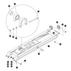 Scissors Levels 2 & 4 Inside for Skyjack SJ6832 (B200000001 - B200999999) RT Scissor Lift