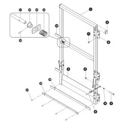 Full Gate for Skyjack SJ6832 RTE (B201000001 - B201999999) RT Scissor Lift