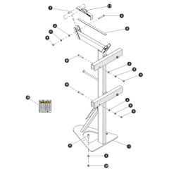 Heavy Duty Pipe Rack for Skyjack SJ6832 RTE (B201000001 - B201999999) RT Scissor Lift