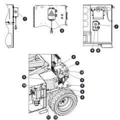 Labels - Range Extender for Skyjack SJ6832 RTE (B201000001 - B201999999) RT Scissor Lift