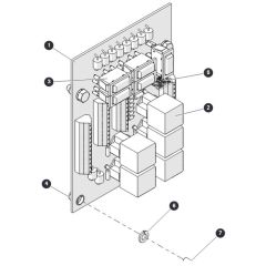 Outrigger PC Board for Skyjack SJ6832 RTE (B201000001 - B201999999) RT Scissor Lift