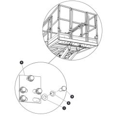 Platform Mounting Hardware for Skyjack SJ6832 RTE (B201000001 - B201999999) RT Scissor Lift