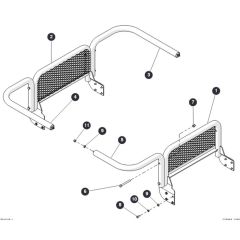 Scissor Guards - CE for Skyjack SJ6832 RTE (B201000001 - B201999999) RT Scissor Lift