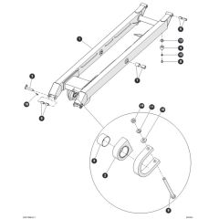 Scissor Level 1 Inside for Skyjack SJ6832 RTE (B201000001 - B201999999) RT Scissor Lift