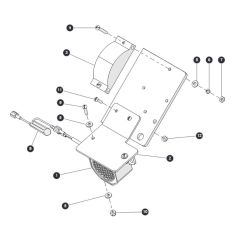 White Noise Alarm for Skyjack SJ6832 RTE (B201000001 - B201999999) RT Scissor Lift