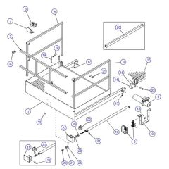 4ft Powered Extension Platform for Skyjack SJ8831 RT Scissor Lift