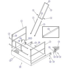 4ft Roll Out Extension Platform for Skyjack SJ8831 RT Scissor Lift