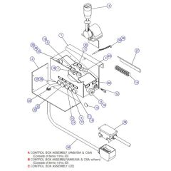 Control Box (Without Outrigger Option) for Skyjack SJ8831 RT Scissor Lift