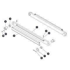 Centering Bar Top for Skyjack SJ9233 RT Scissor Lift