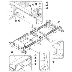 Chassis for Skyjack SJ9233 RT Scissor Lift
