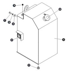 Fuel Tank for Skyjack SJ9233 RT Scissor Lift