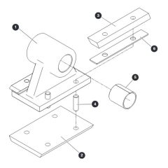 Lower Slider for Skyjack SJ9233 RT Scissor Lift